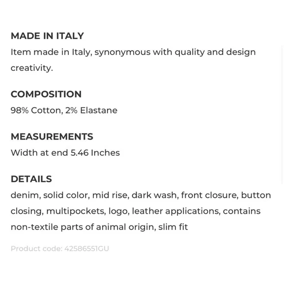 Dsquared2 Tie Detail Deana Denim Jeans- Size 40 (US 4) - Picture 9 of 15